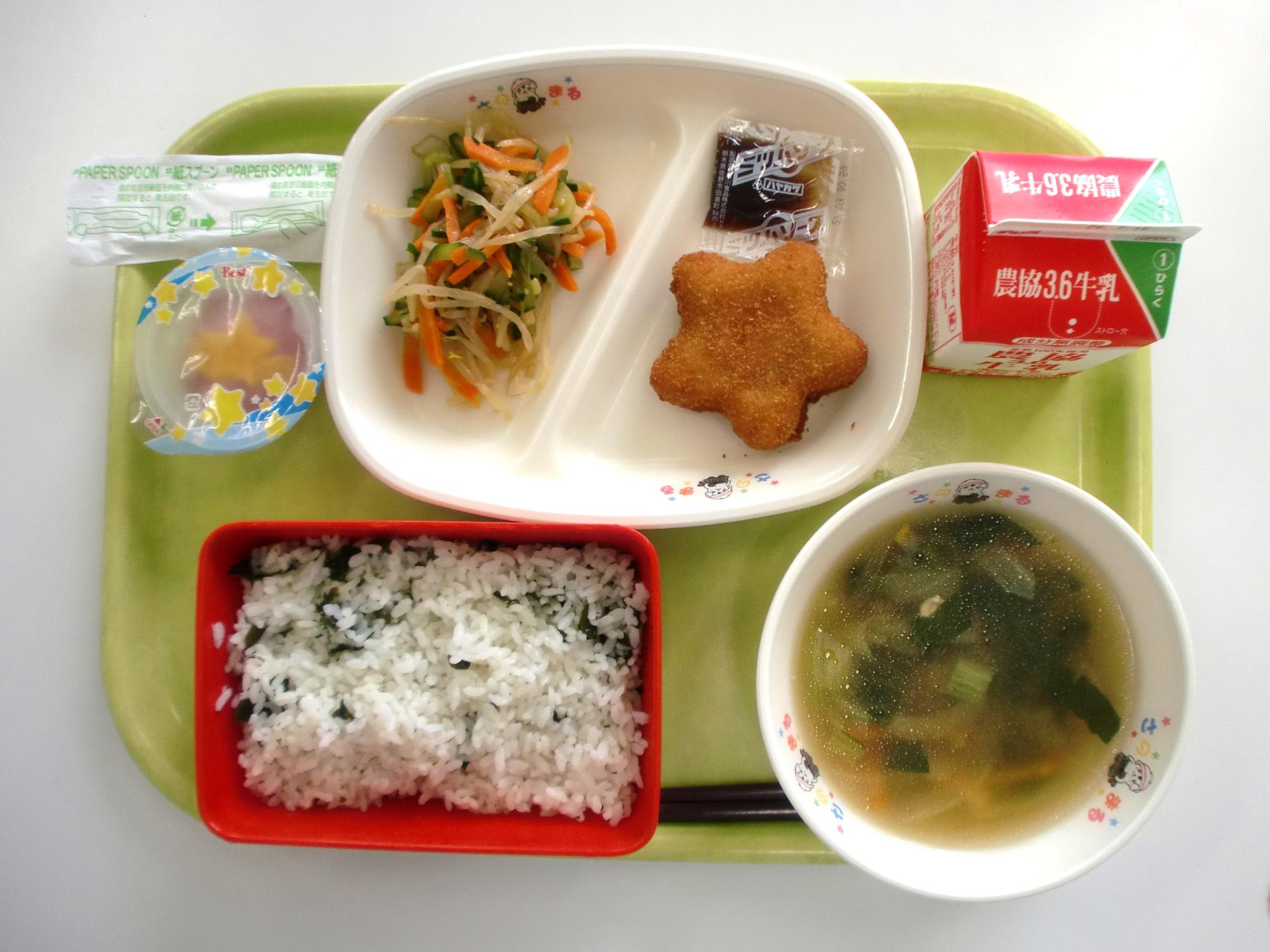 令和8年7月6日北部学校給食センター給食写真