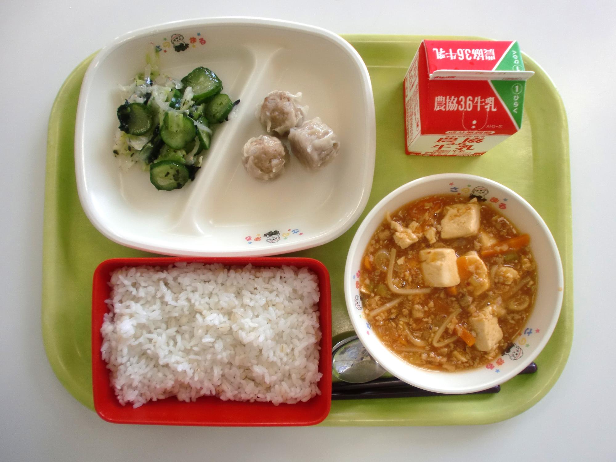 令和8年7月10日北部学校給食センター給食写真