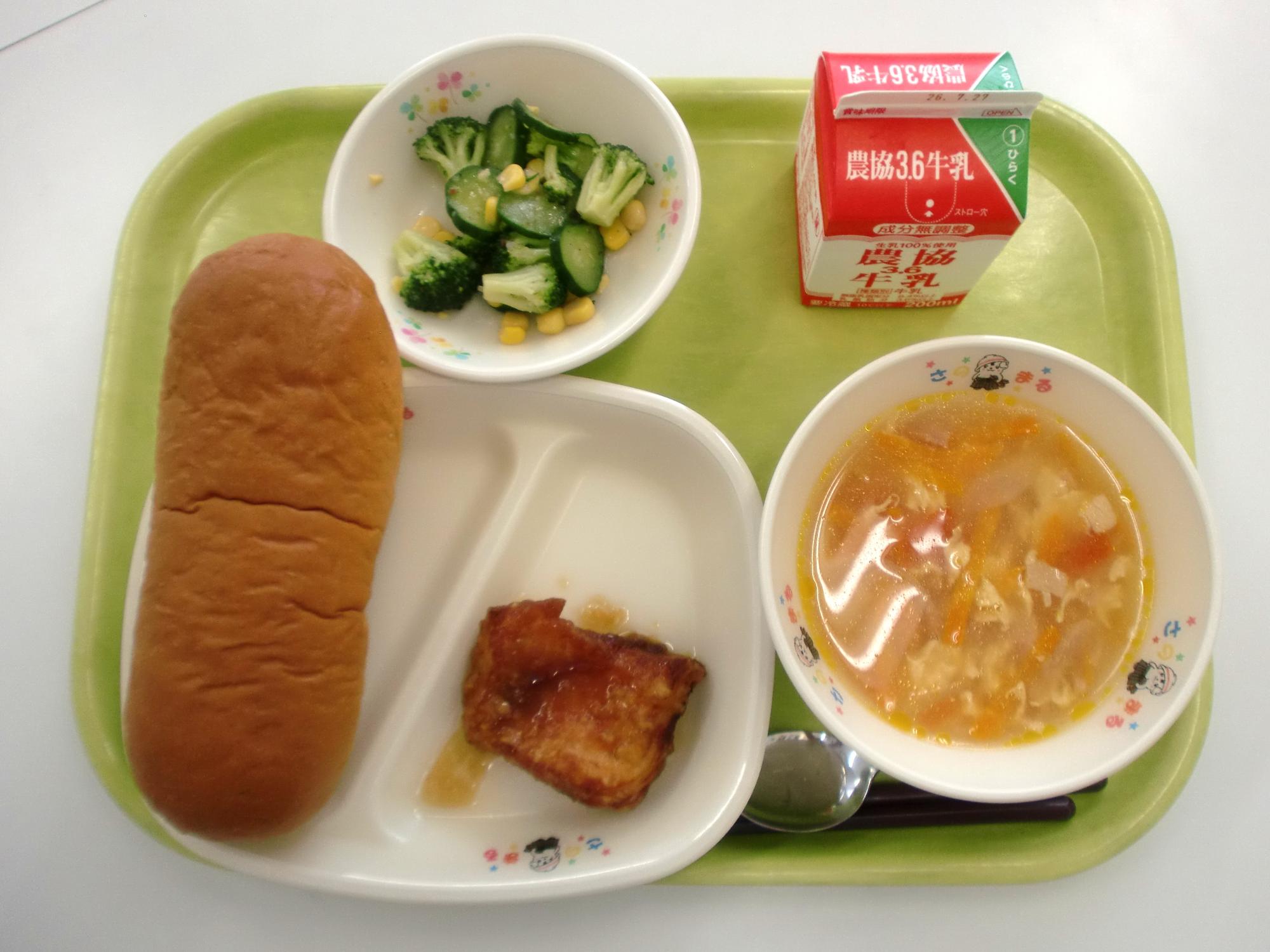 令和8年7月16日北部学校給食センター給食写真