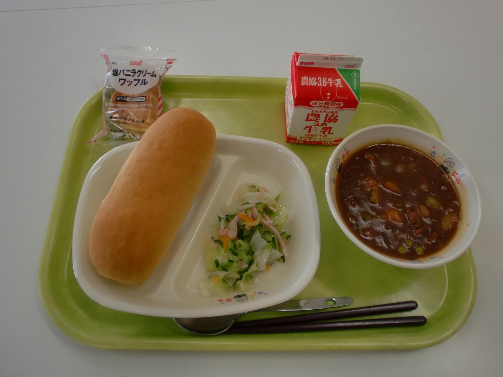 令和6年10月3日北部学校給食センター給食写真