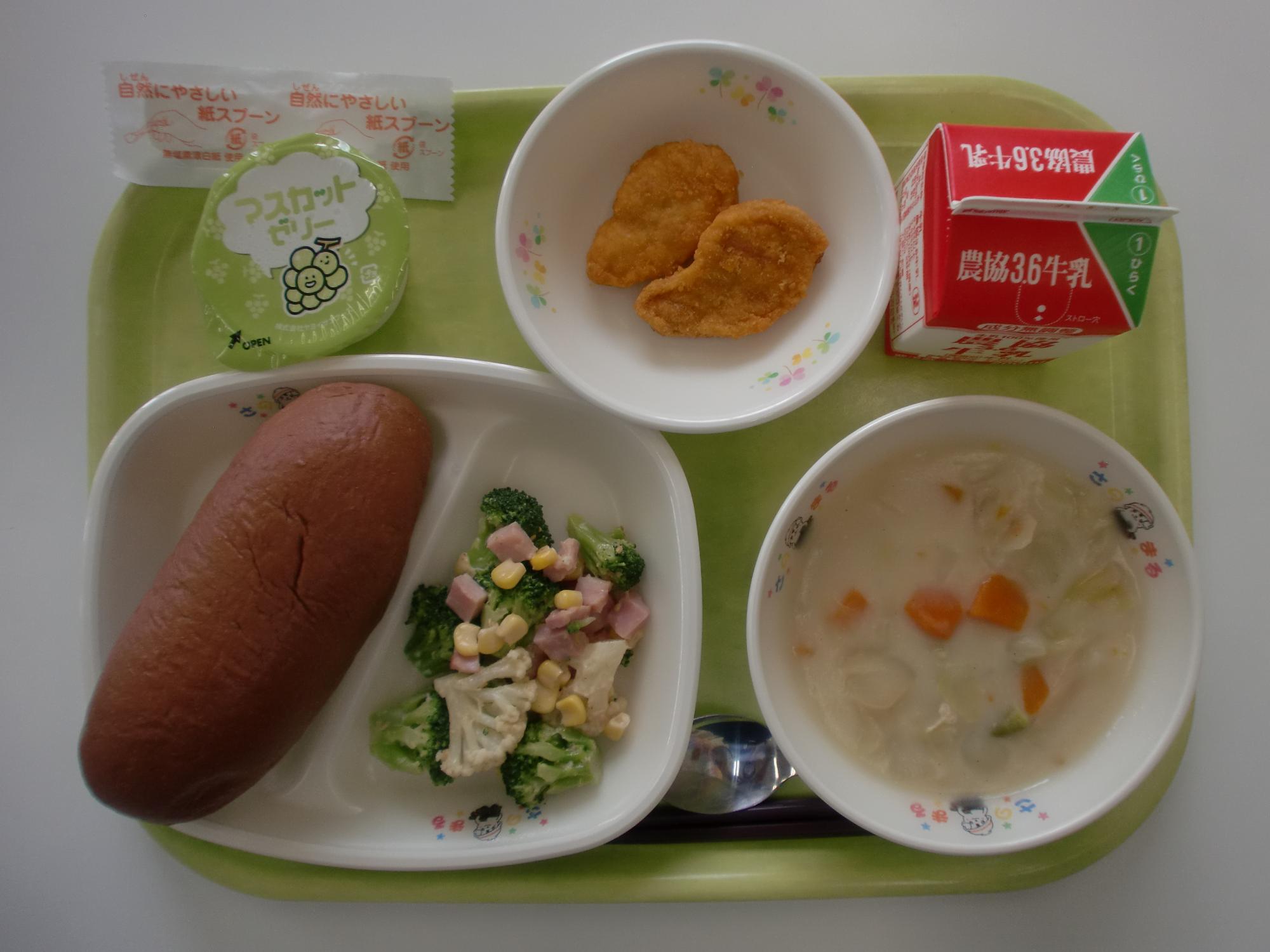 令和7年4月24日北部学校給食センター給食写真