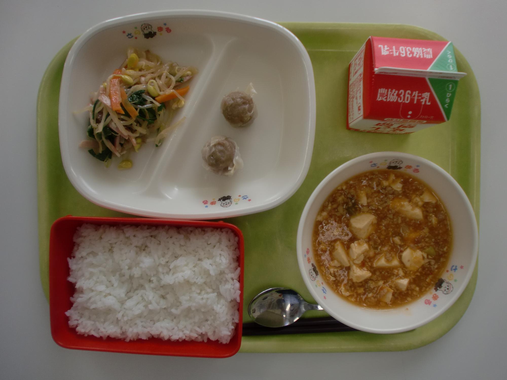 令和7年4月28日北部学校給食センター給食写真