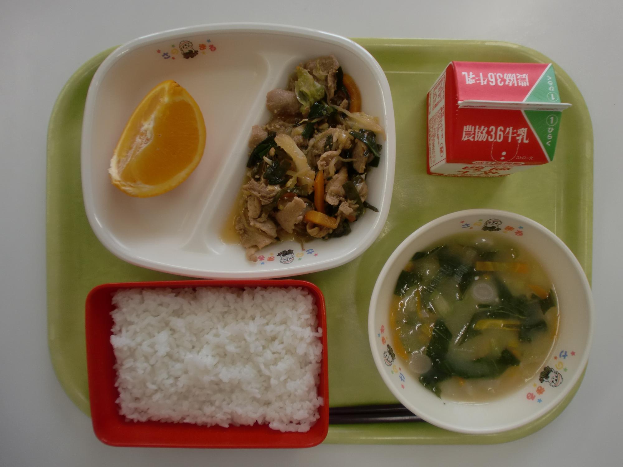 令和7年5月19日北部学校給食センター給食写真