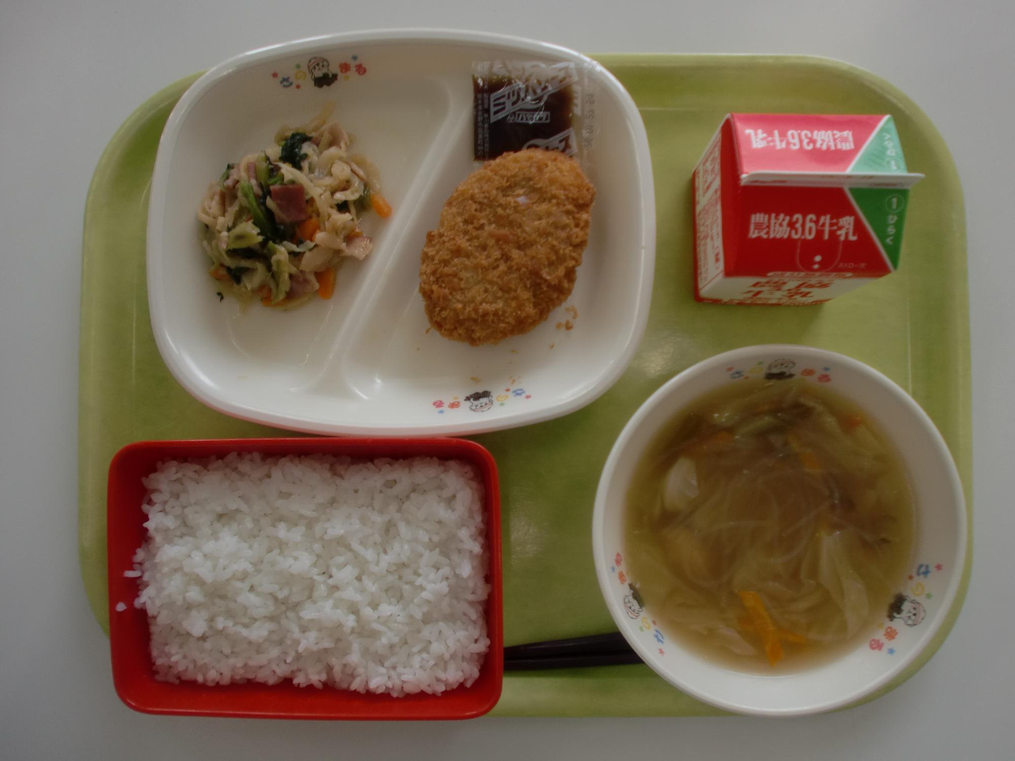 令和7年6月4日北部学校給食センター給食写真