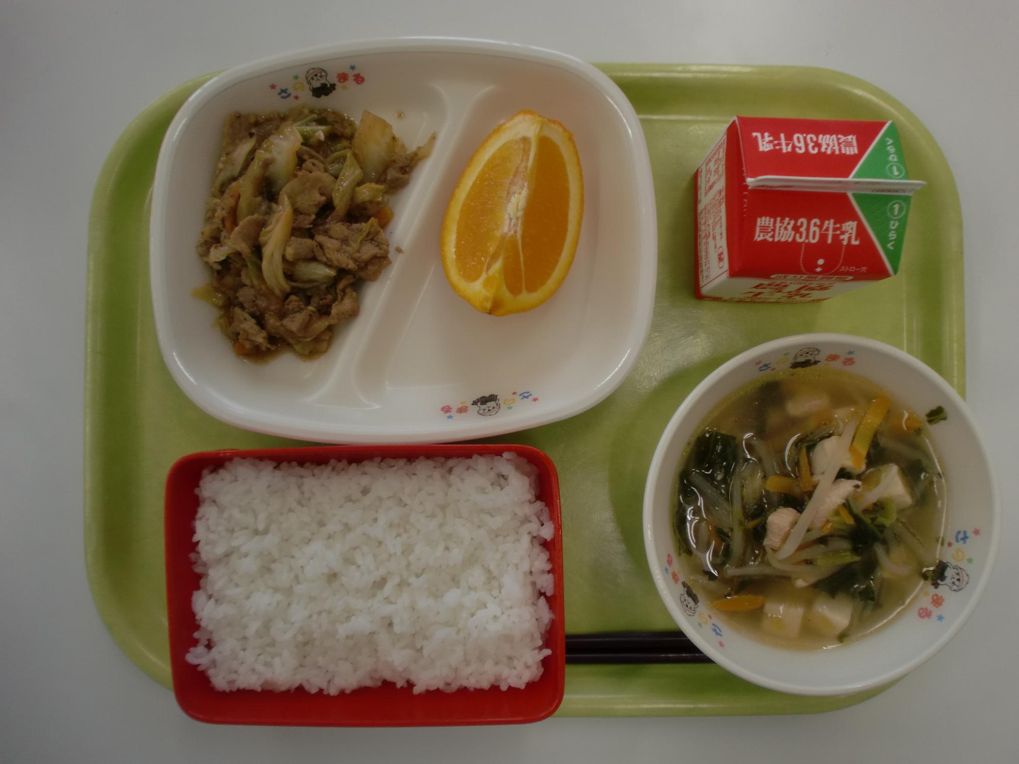 令和7年6月11日北部学校給食センター給食写真