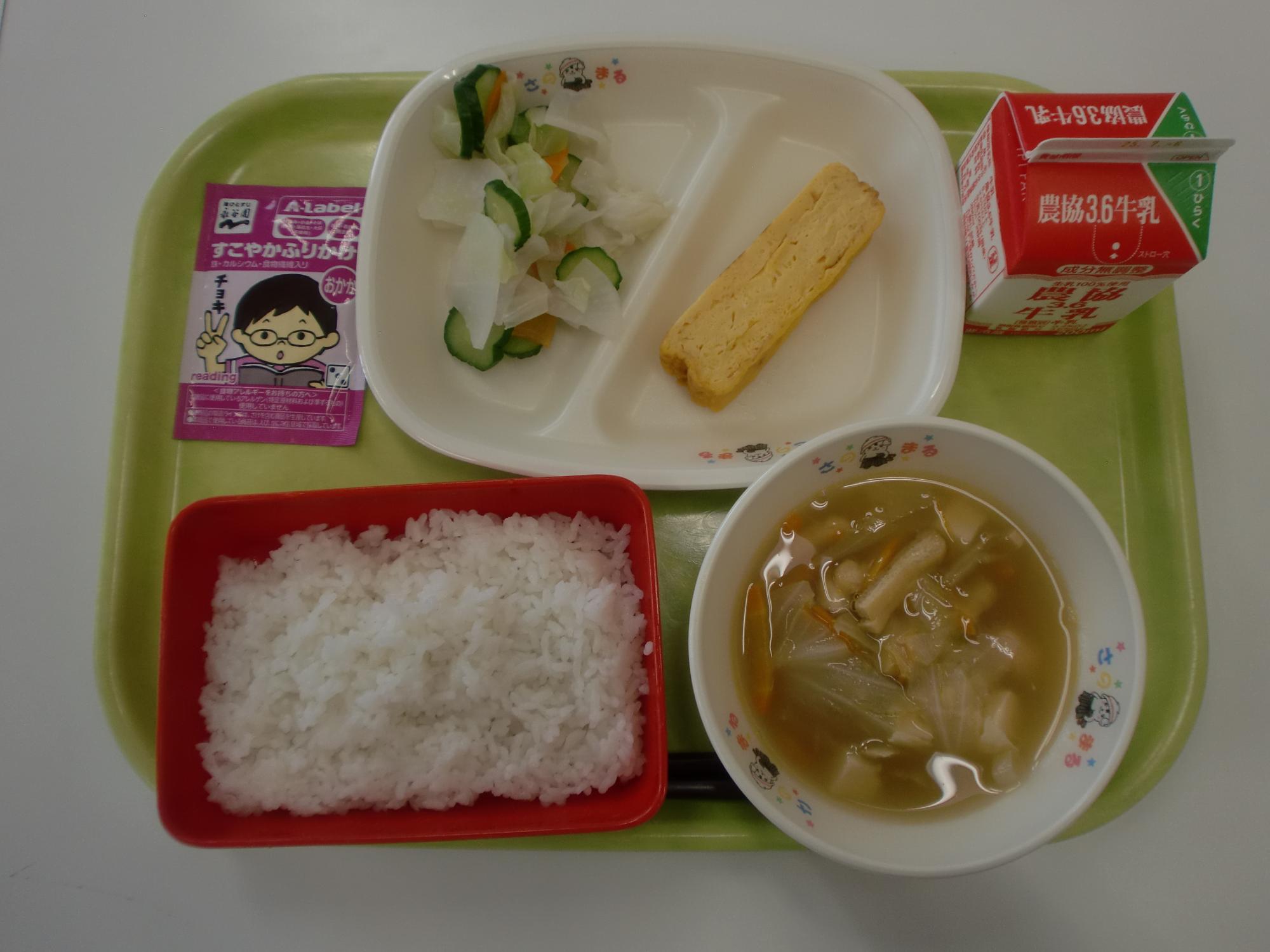 令和7年6月25日北部学校給食センター給食写真