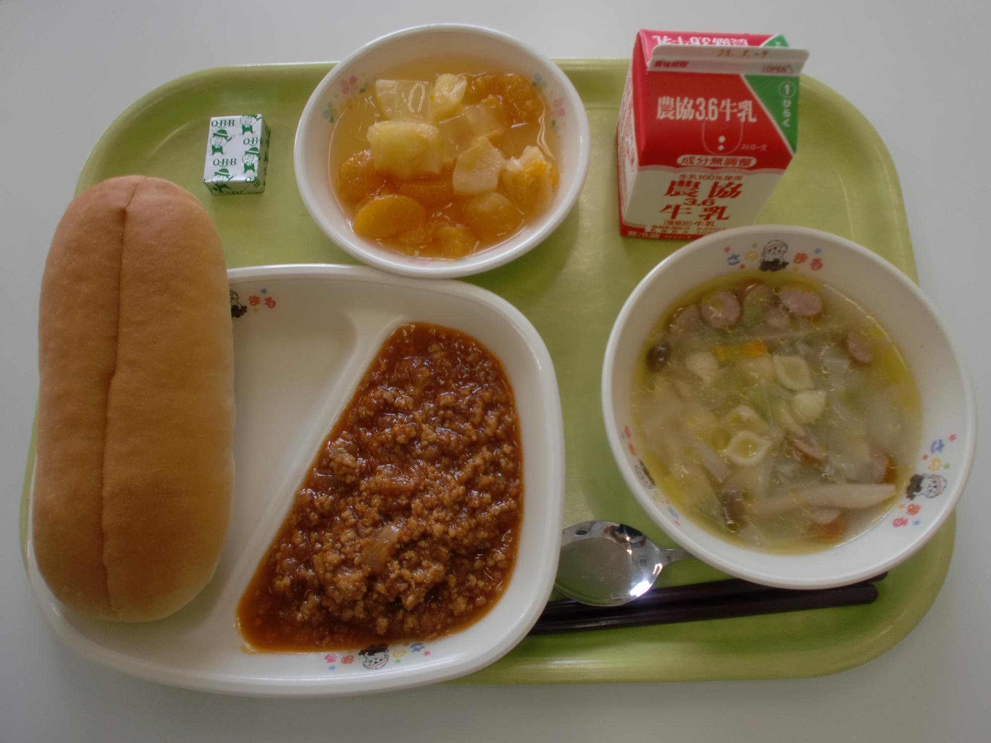 令和7年6月26日北部学校給食センター給食写真