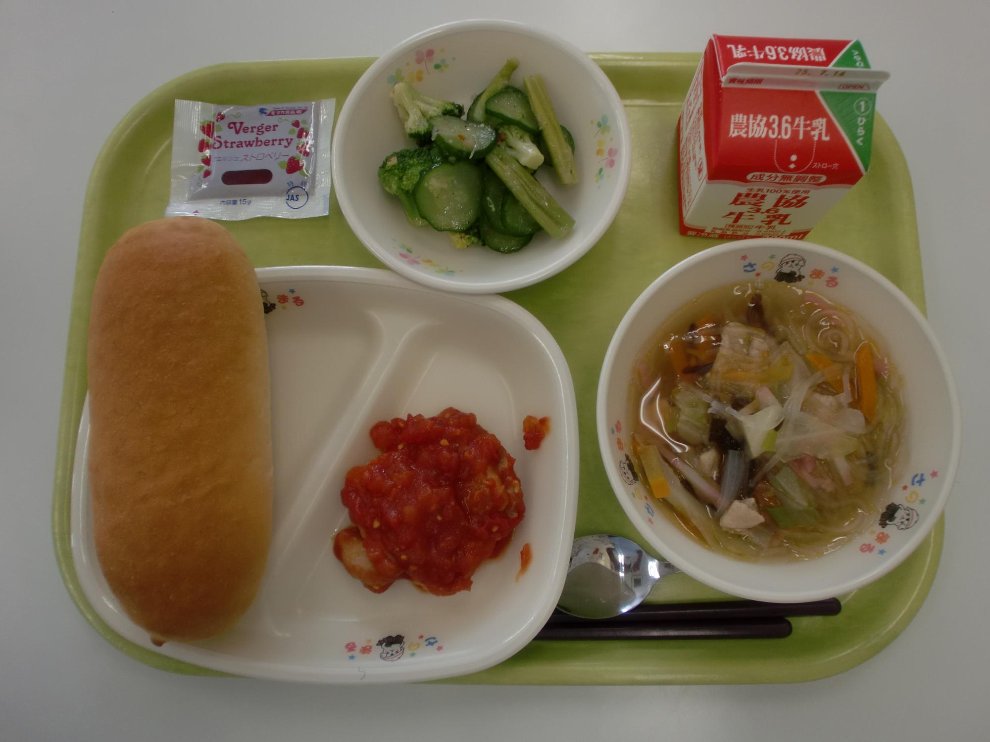 令和7年7月3日北部学校給食センター給食写真