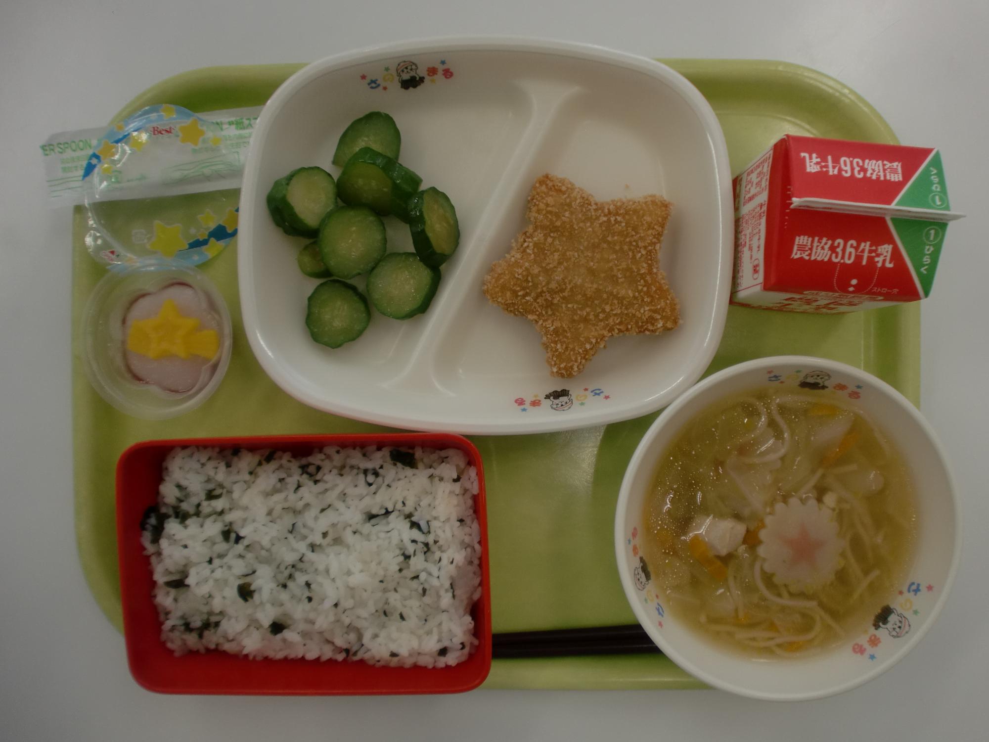 令和7年7月7日北部学校給食センター給食写真