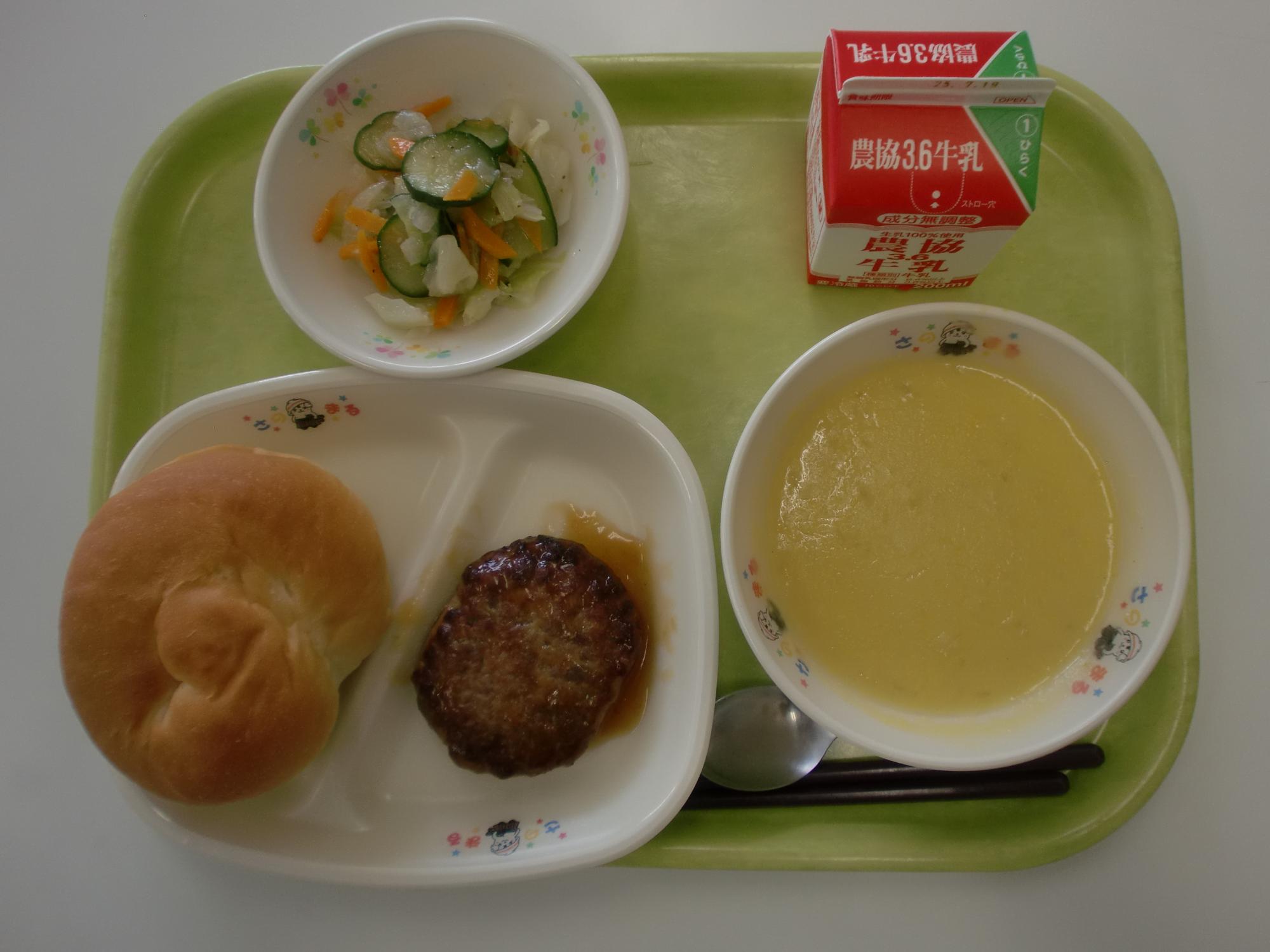 令和7年7月8日北部学校給食センター給食写真