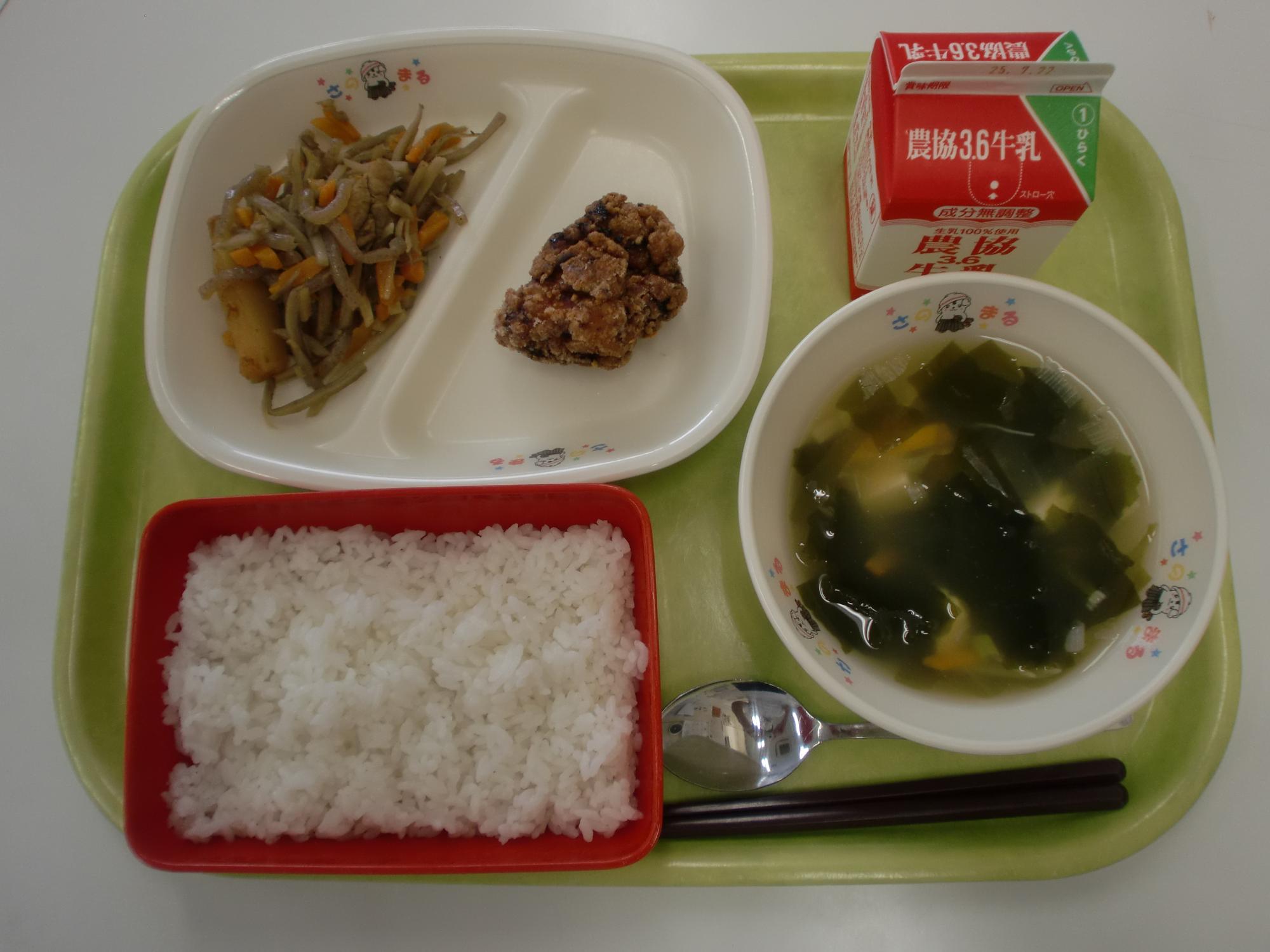 令和7年7月11日北部学校給食センター給食写真