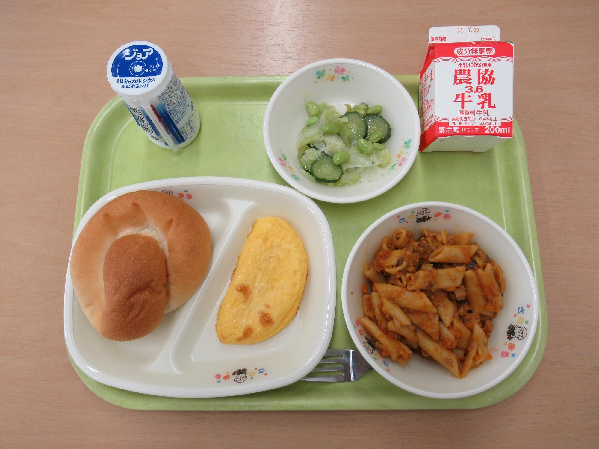 令和7年7月11日南部学校給食センター給食写真