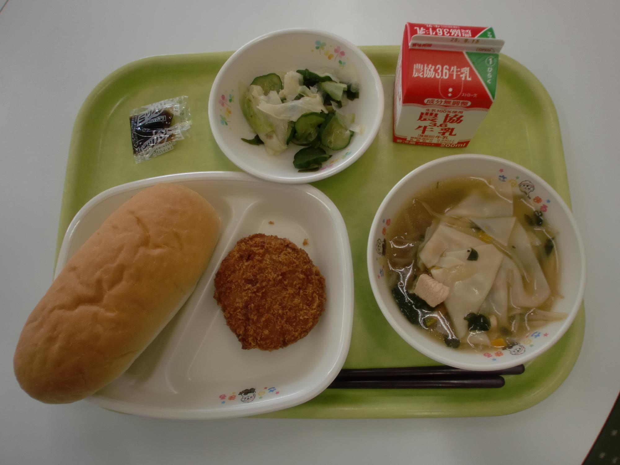 令和7年9月4日北部学校給食センター給食写真