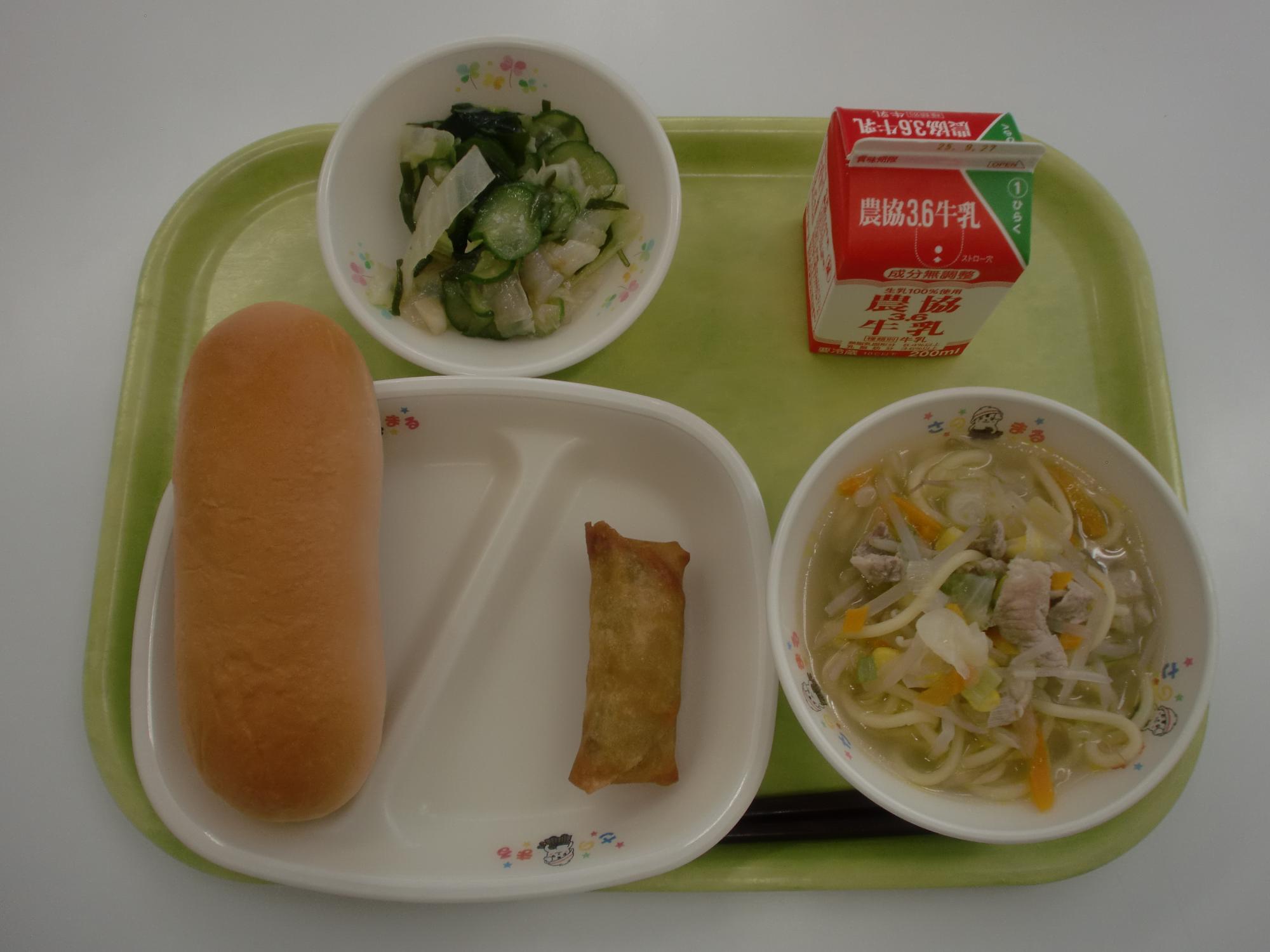 令和7年9月16日北部学校給食センター給食写真