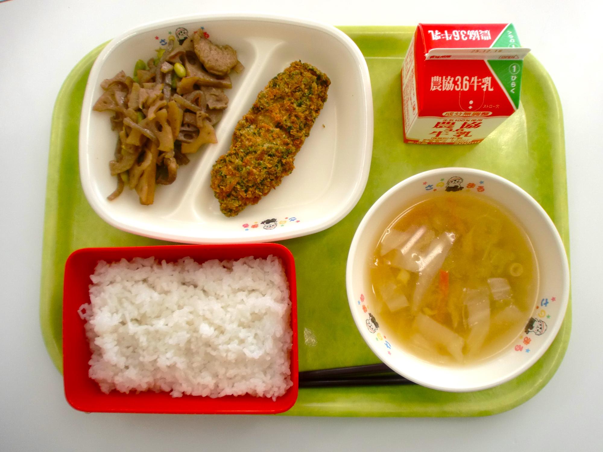 令和7年12月5日北部学校給食センター給食写真