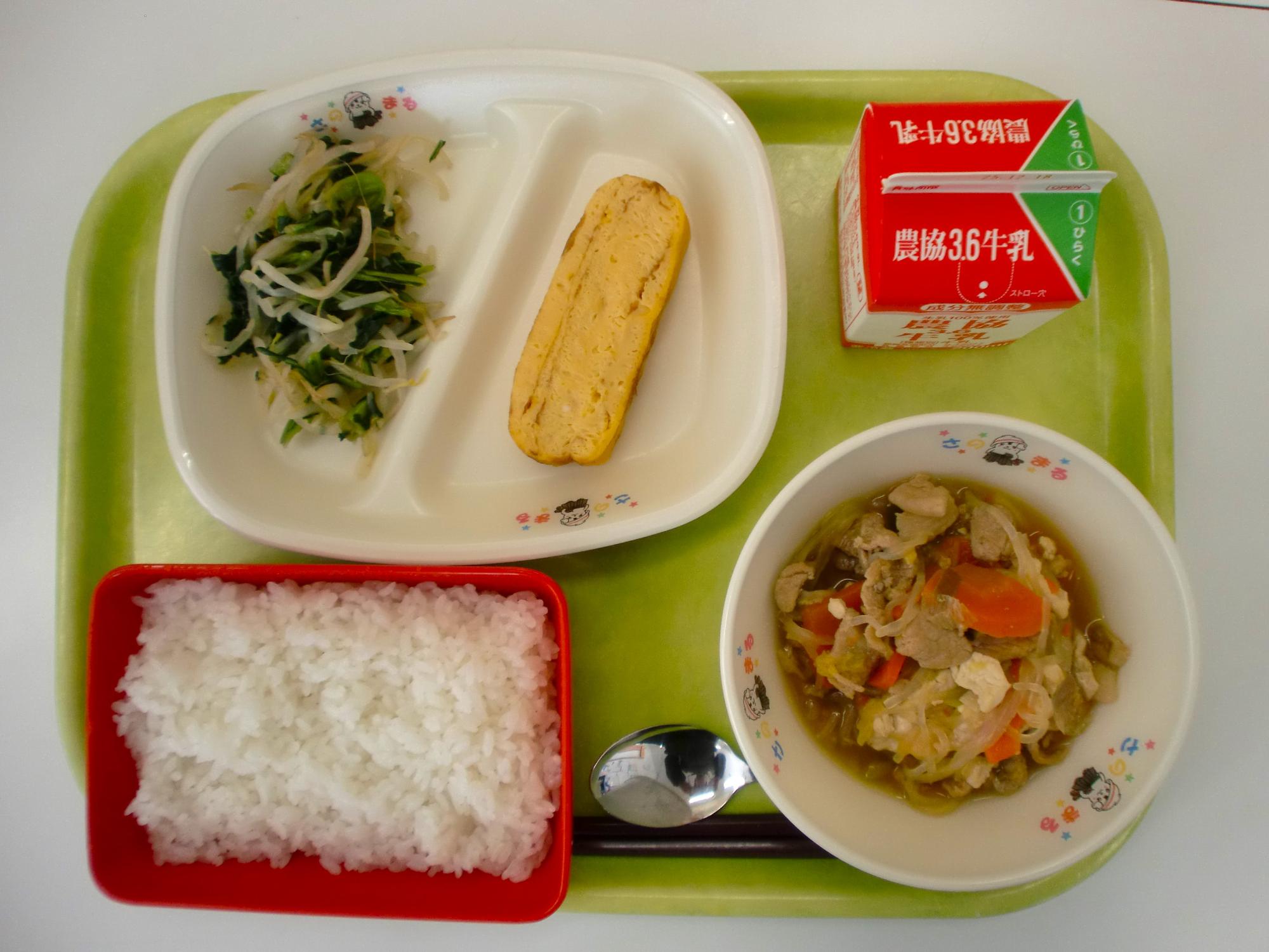 令和7年12月8日北部学校給食センター給食写真