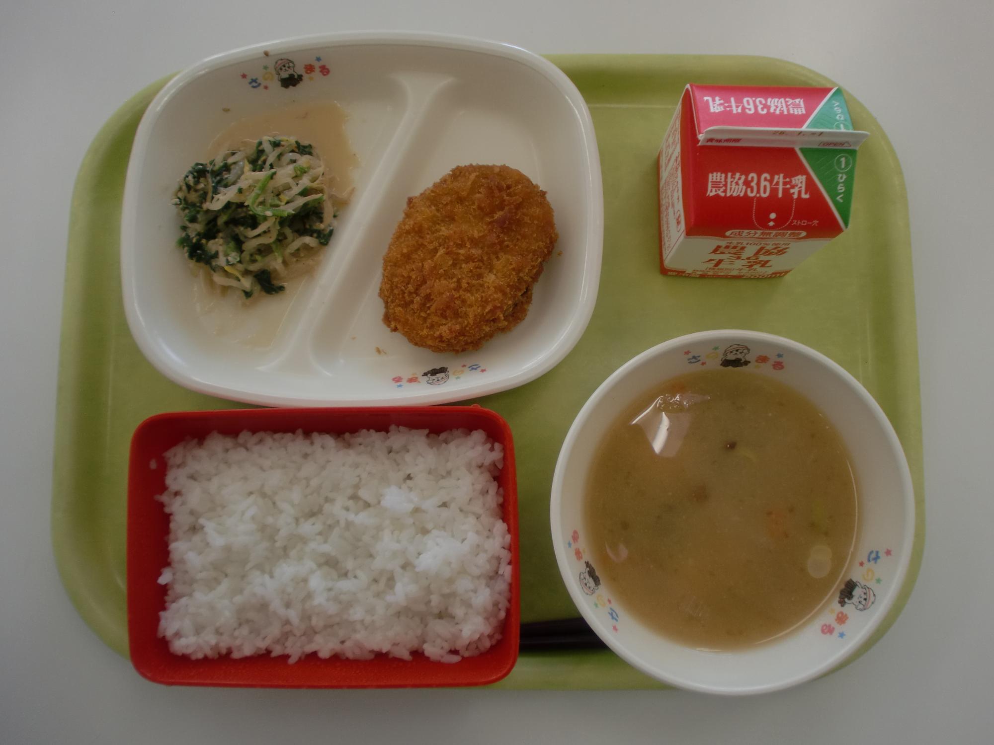 令和7年12月22日北部学校給食センター給食写真