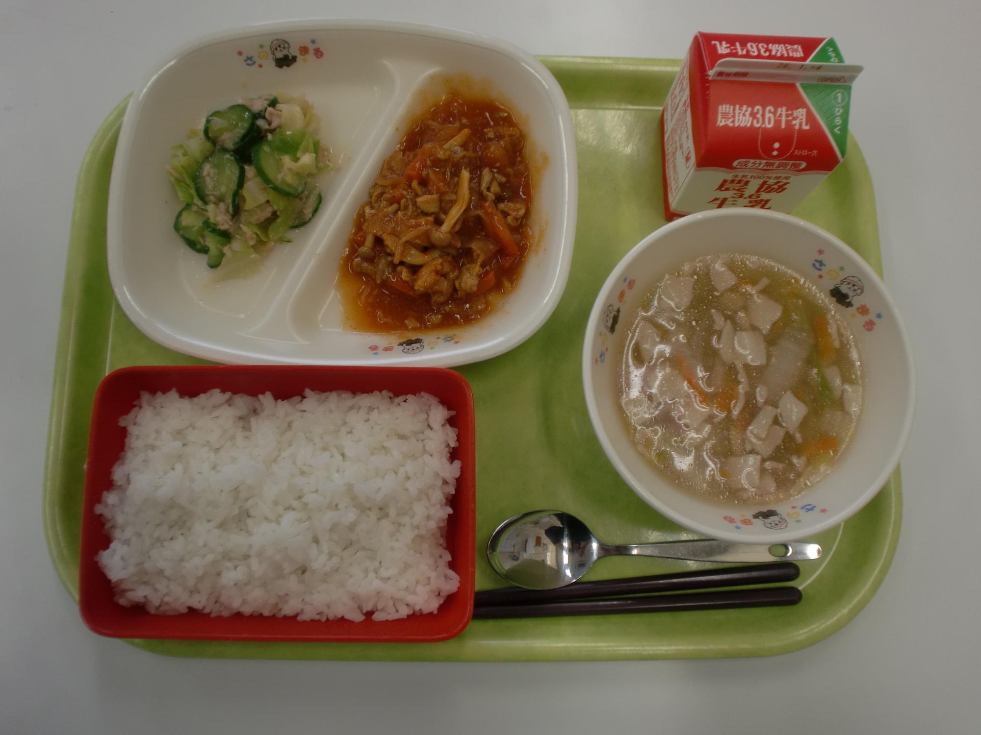 令和7年12月24日北部学校給食センター給食写真