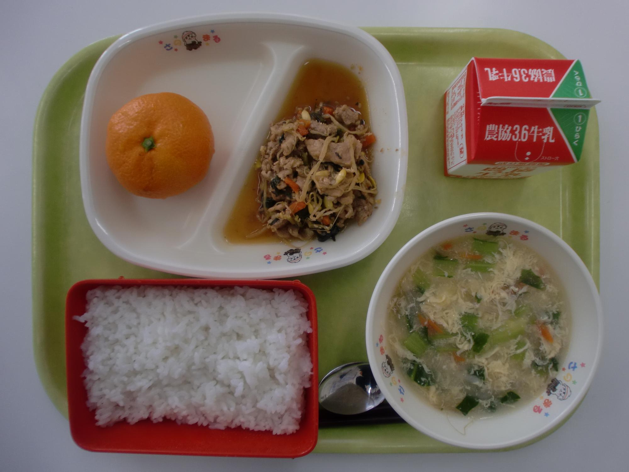 令和8年1月21日北部学校給食センター給食写真