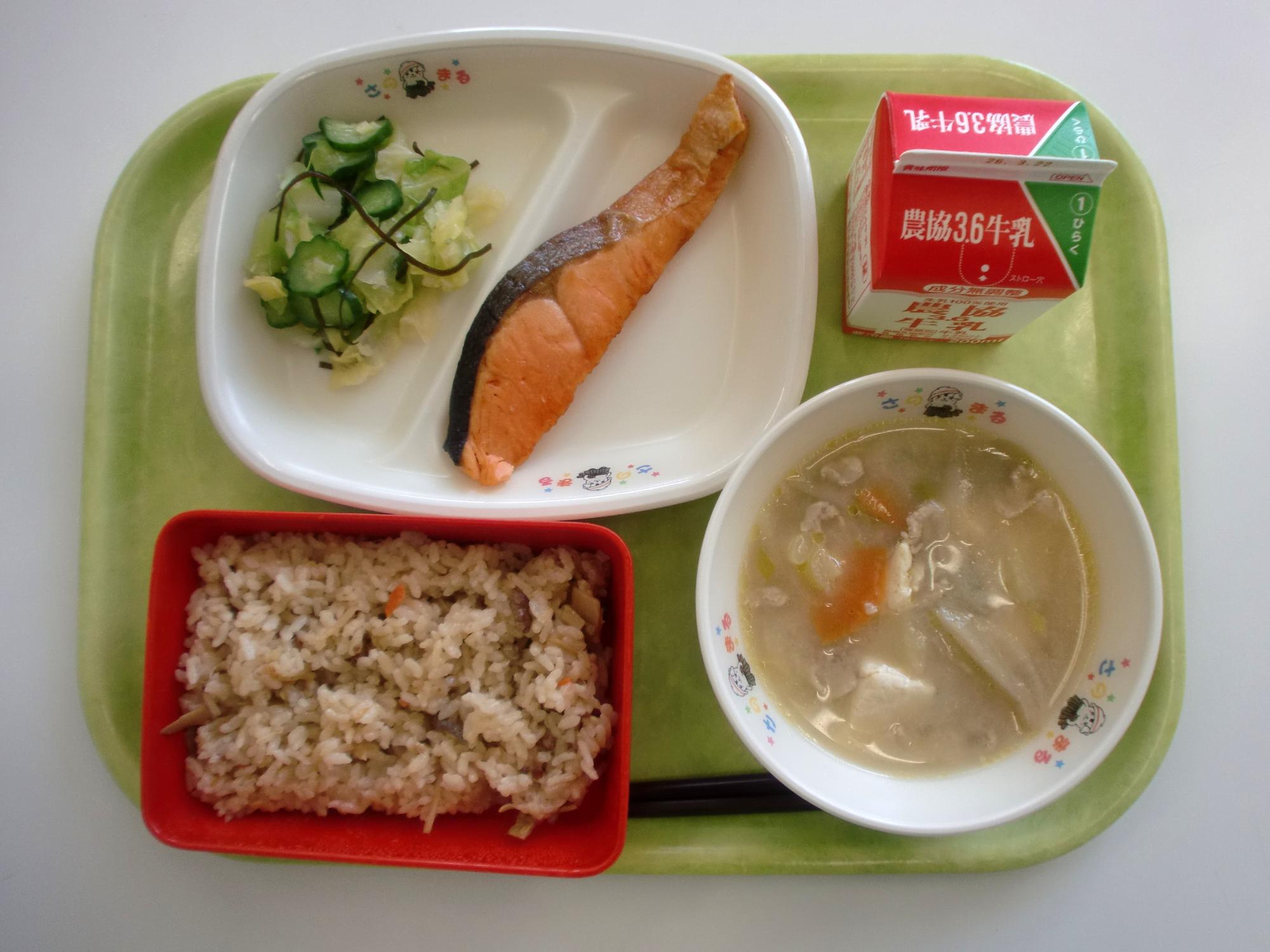 令和8年3月11日北部学校給食センター給食写真