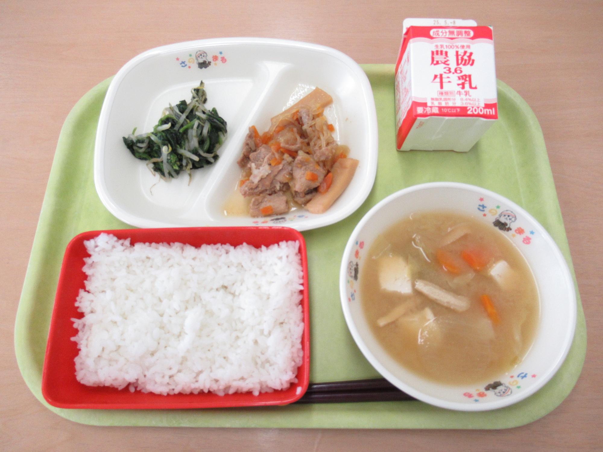 令和7年4月28日南部学校給食センター給食写真