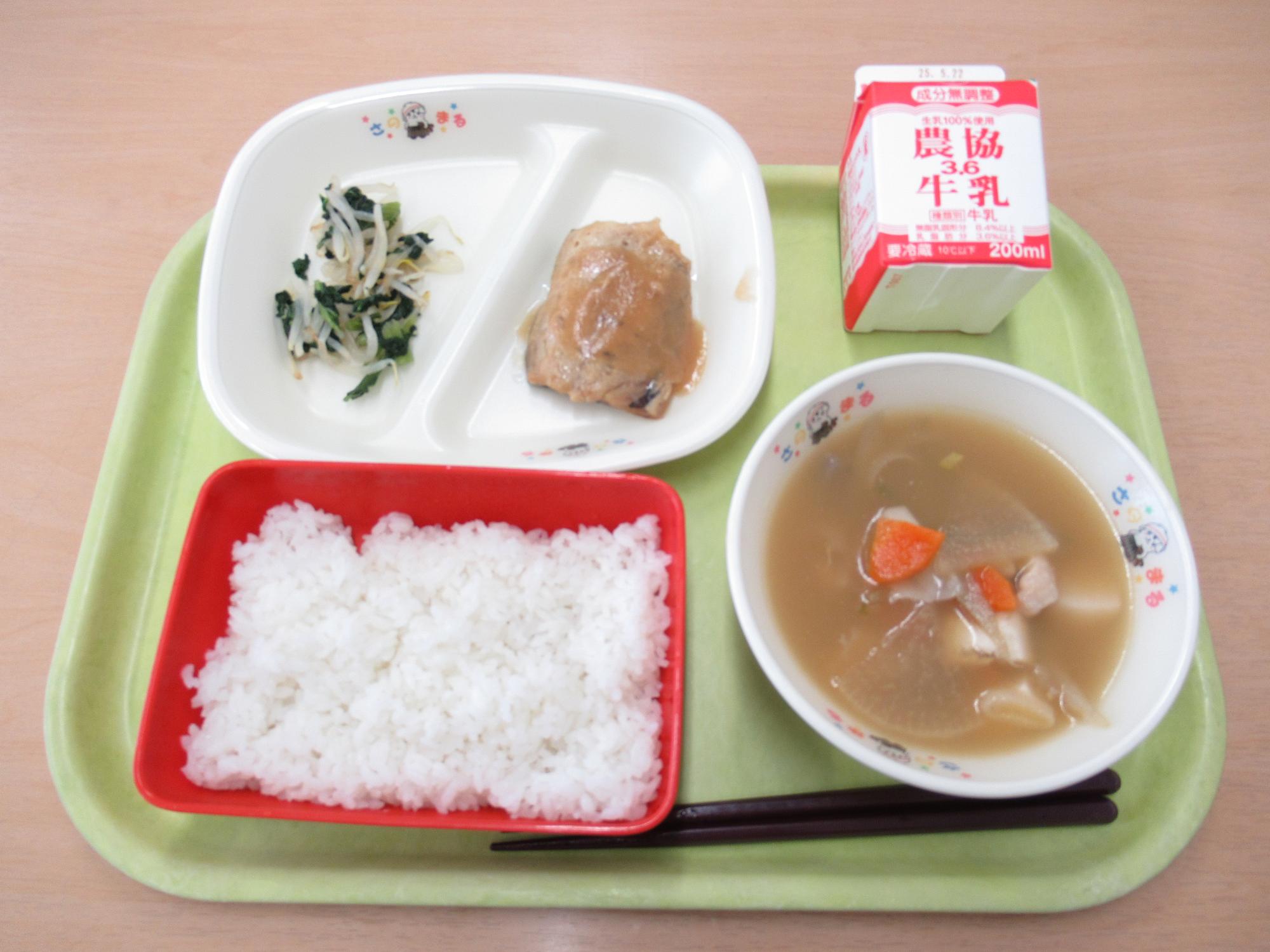 令和7年5月12日南部学校給食センター給食写真