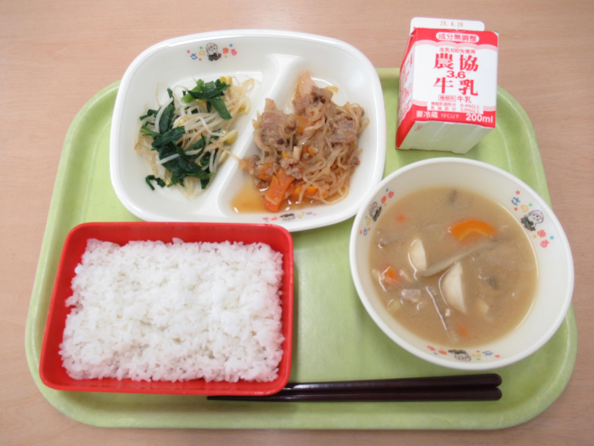 令和7年6月16日南部学校給食センター給食写真