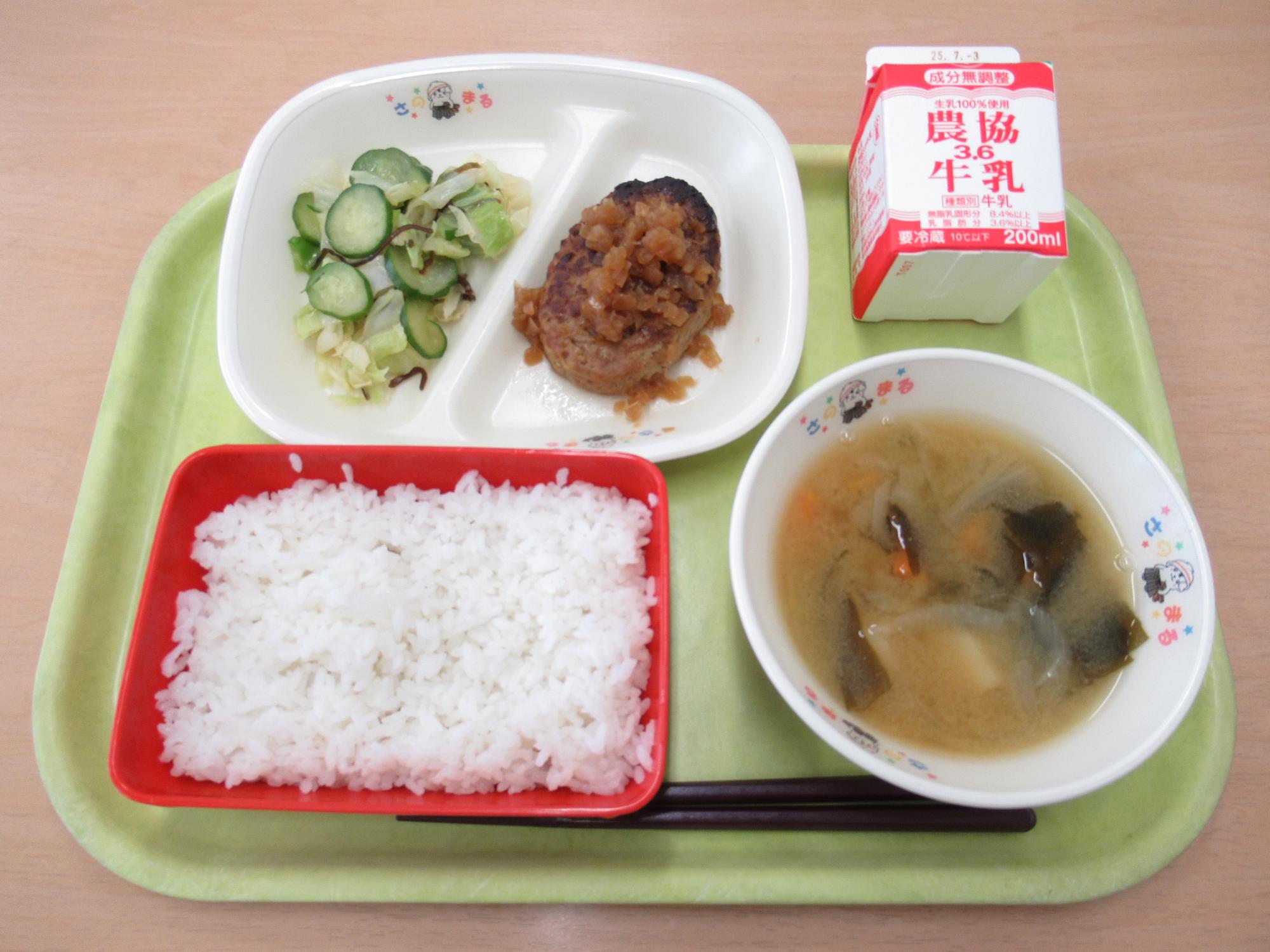 令和7年6月23日南部学校給食センター給食写真