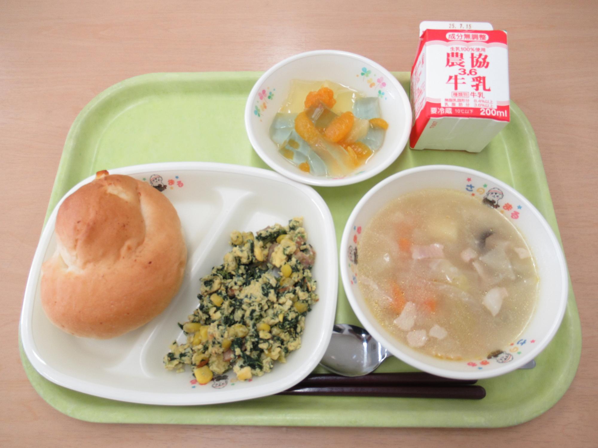 令和7年7月4日南部学校給食センター給食写真