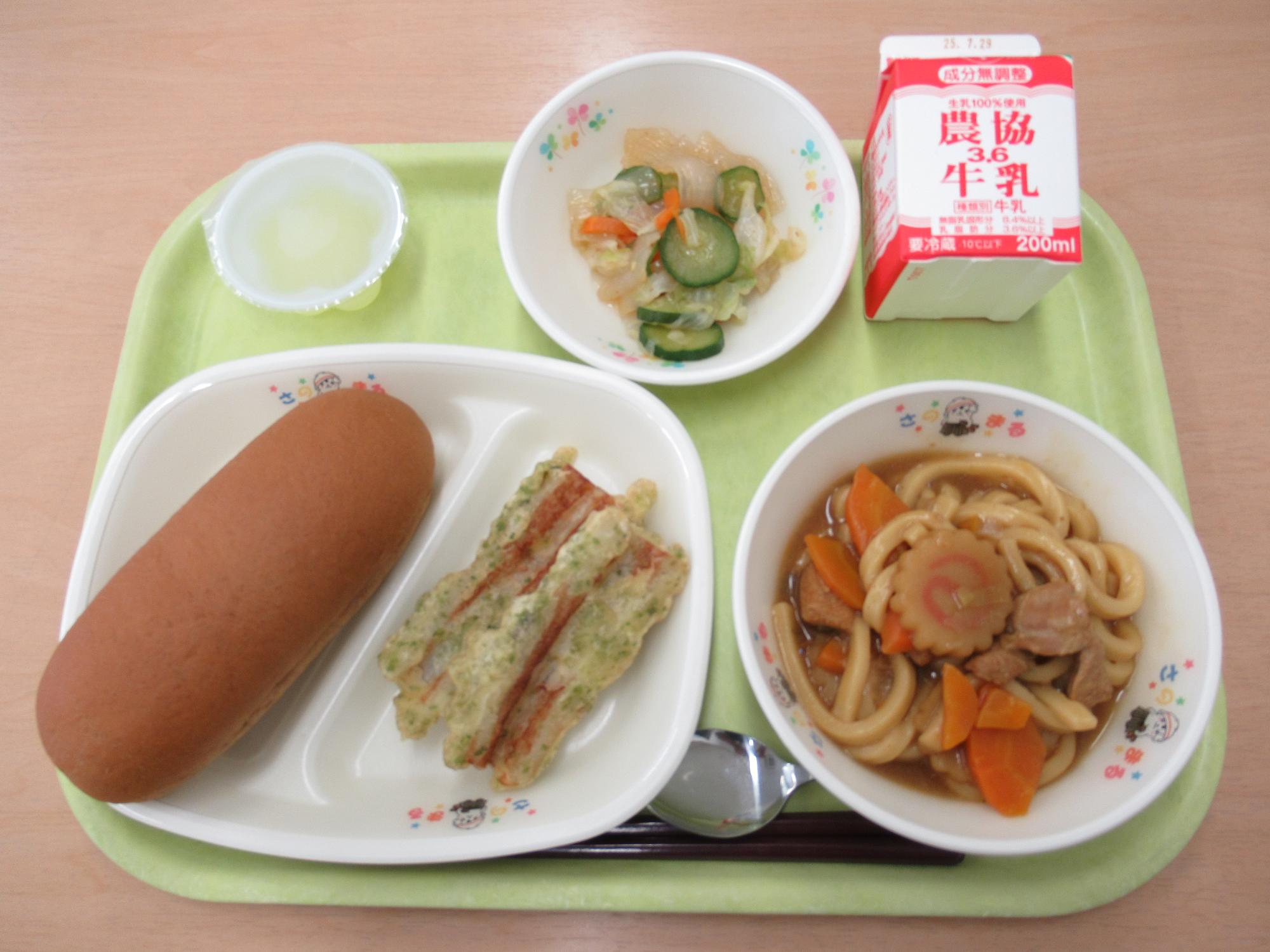 令和7年7月18日南部学校給食センター給食写真