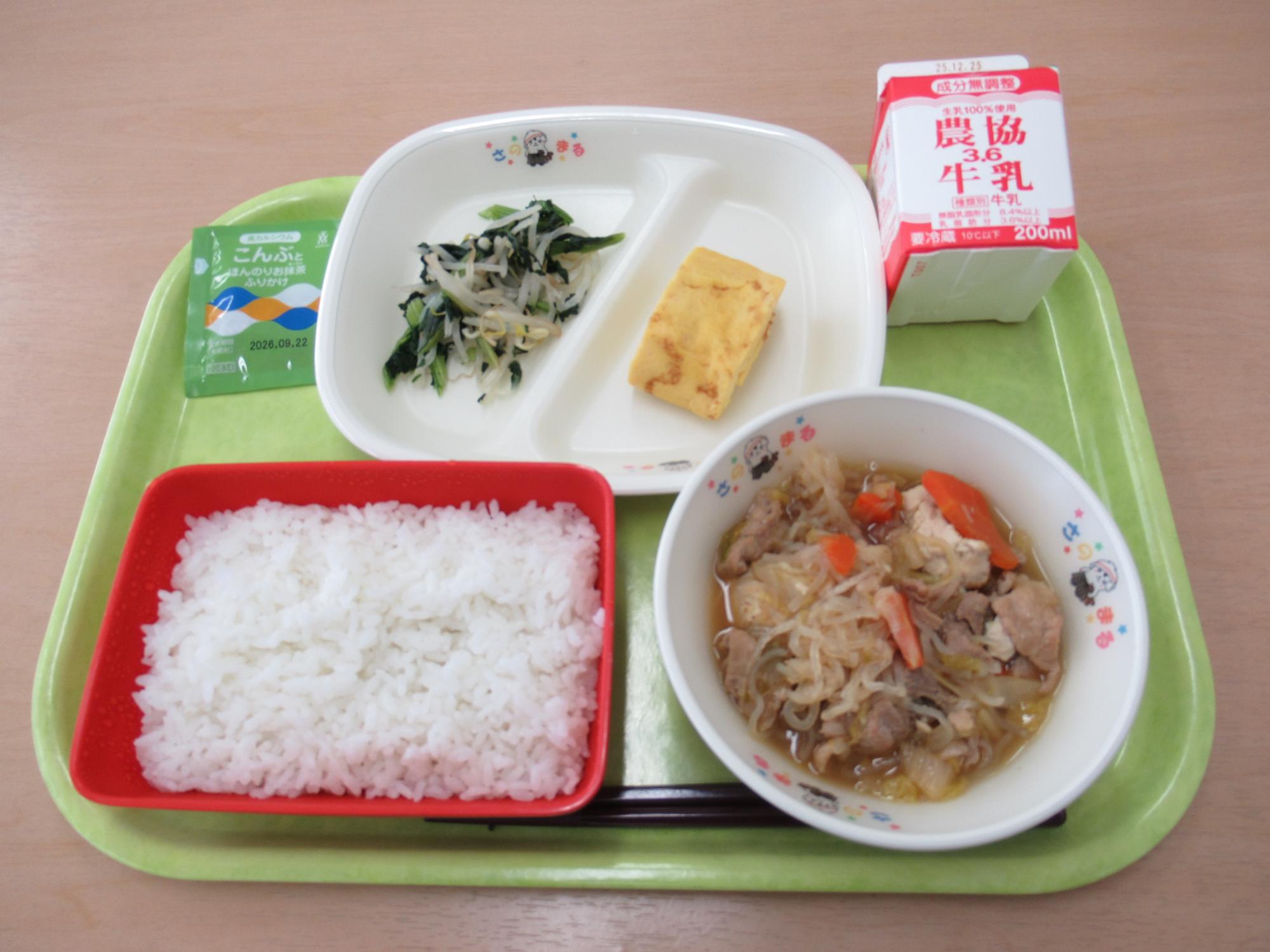 令和7年12月15日南部学校給食センター給食写真