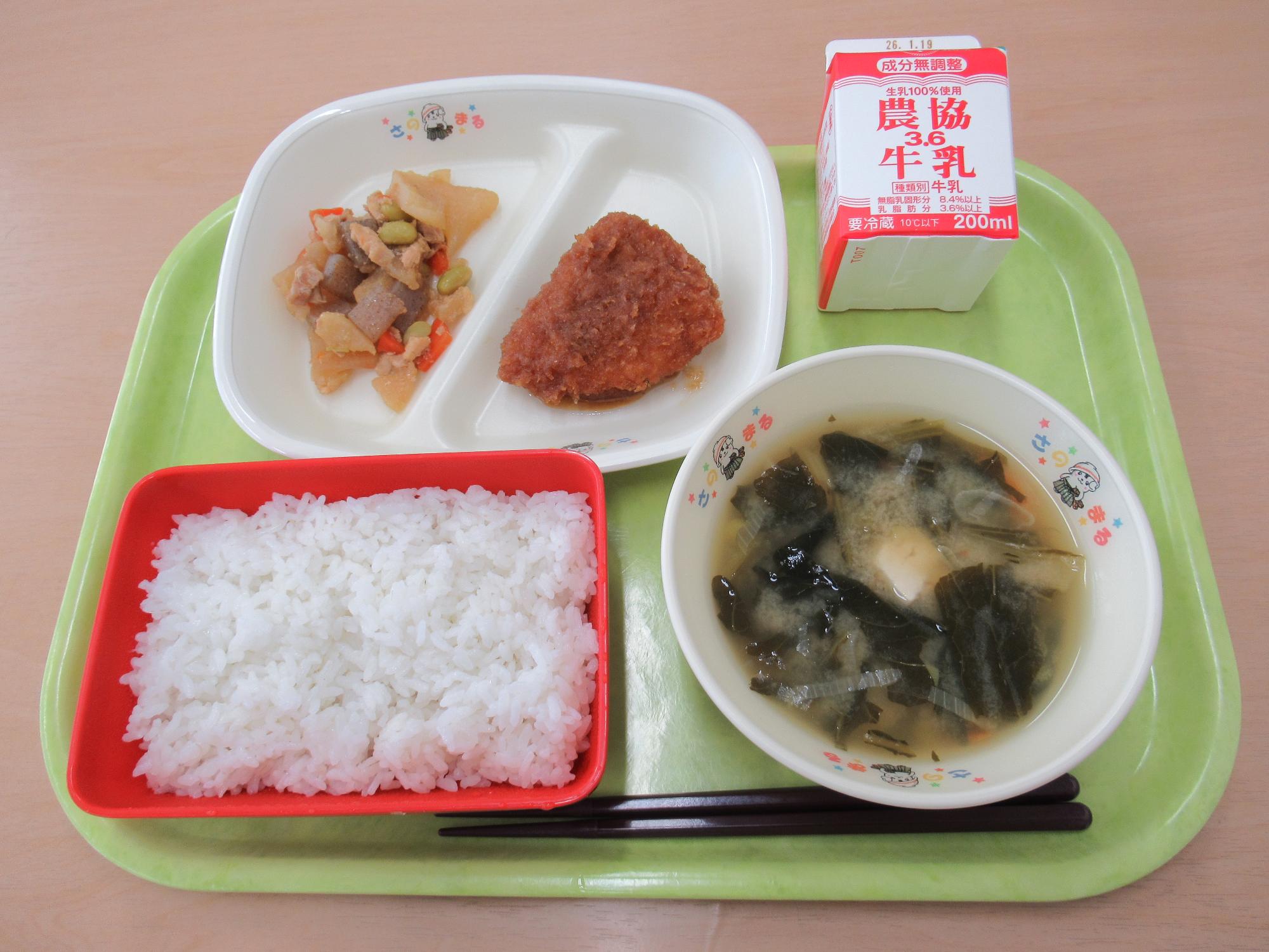 令和8年1月8日南部学校給食センター給食写真