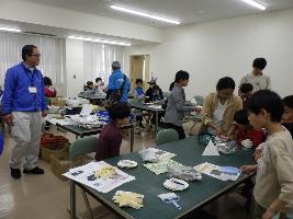 地質の日記念体験講座の全体の写真