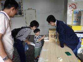 化石クイズコーナーの写真