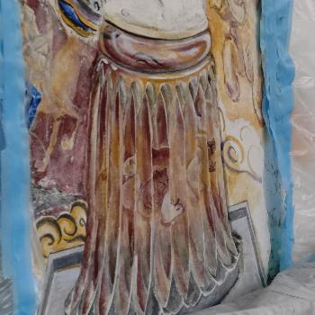 フレスコ画公開制作2025猫