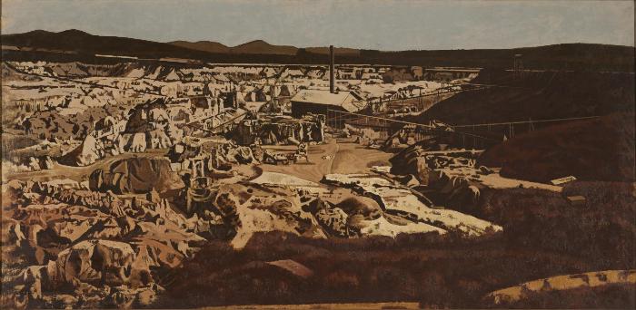 工業と絵画_清水登之_南方地下資源