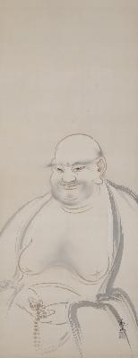 下村観山《布袋》全体小