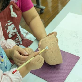 陶芸体験教室2025作業風景2