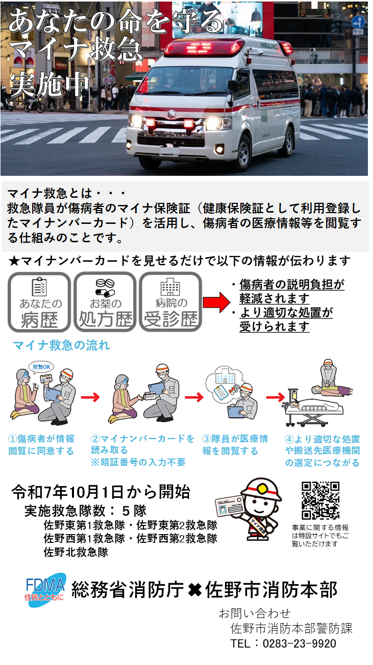 マイナ救急について