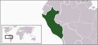 ペルのー位置を示した地図